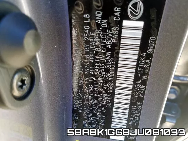 58ABK1GG8JU081033 фото 2