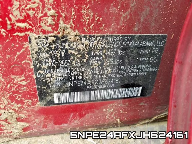 5NPE24AFXJH624161 фото 2
