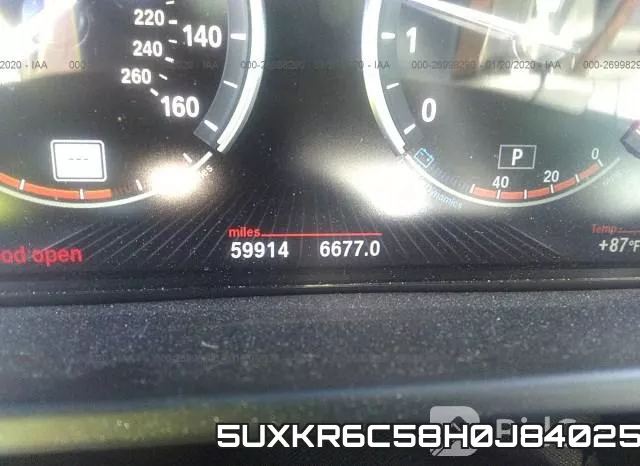 5UXKR6C58H0J84025 фото 5