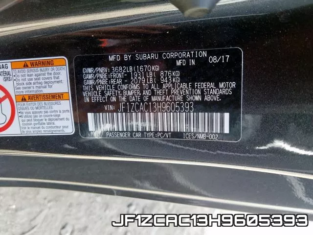 JF1ZCAC13H9605393 фото 2