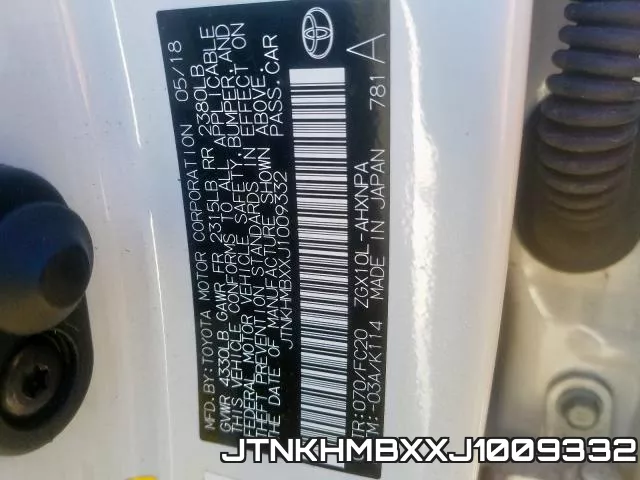 JTNKHMBXXJ1009332 фото 2