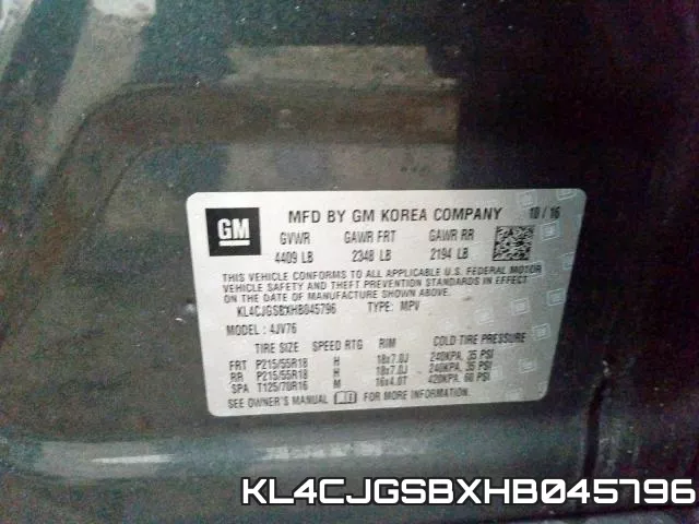 KL4CJGSBXHB045796 фото 2