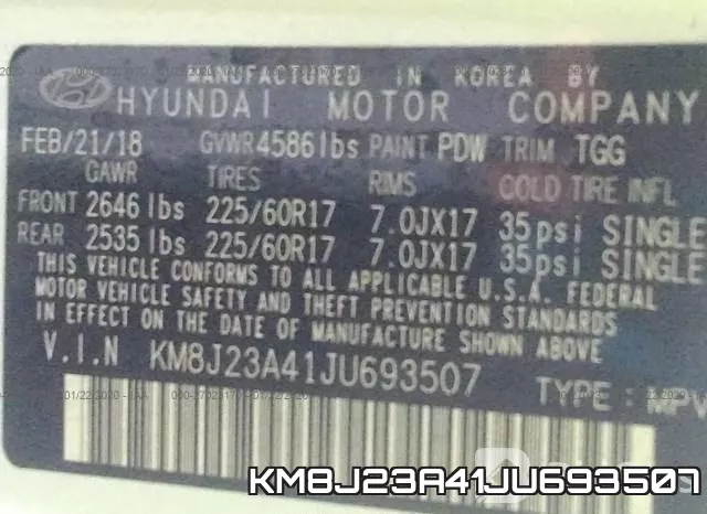 KM8J23A41JU693507 фото 9