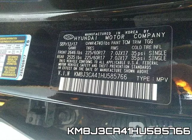 KM8J3CA41HU585766 фото 8