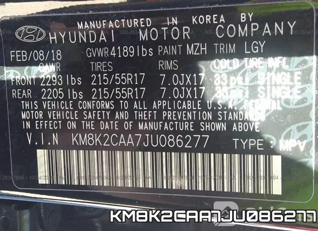 KM8K2CAA7JU086277 фото 7