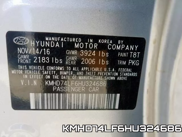 KMHD74LF6HU324686 фото 2