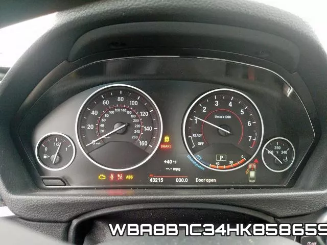 WBA8B7C34HK858659 фото 4