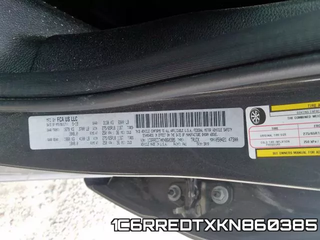 1C6RREDTXKN860385 фото 2