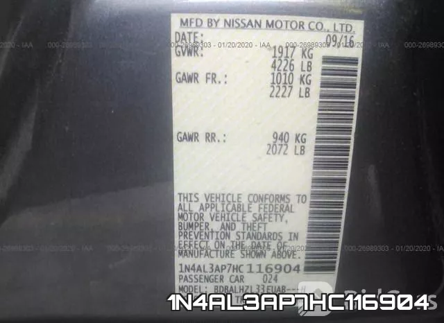 1N4AL3AP7HC116904 фото 8
