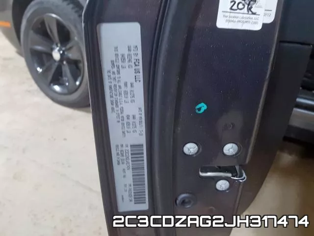 2C3CDZAG2JH317474 фото 2