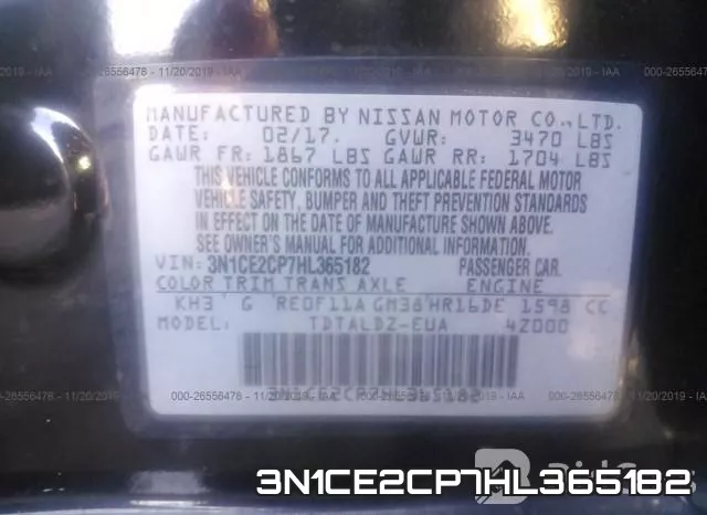 3N1CE2CP7HL365182 фото 9