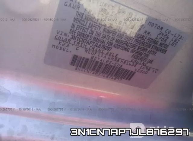 3N1CN7AP7JL876297 фото 8