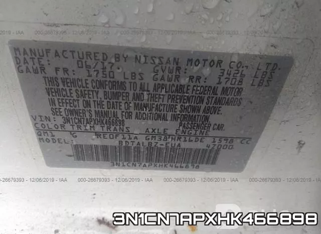 3N1CN7APXHK466898 фото 6