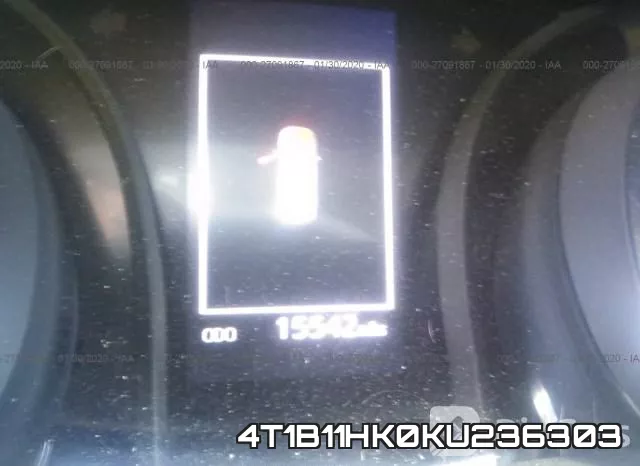 4T1B11HK0KU236303 фото 4