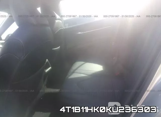 4T1B11HK0KU236303 фото 5