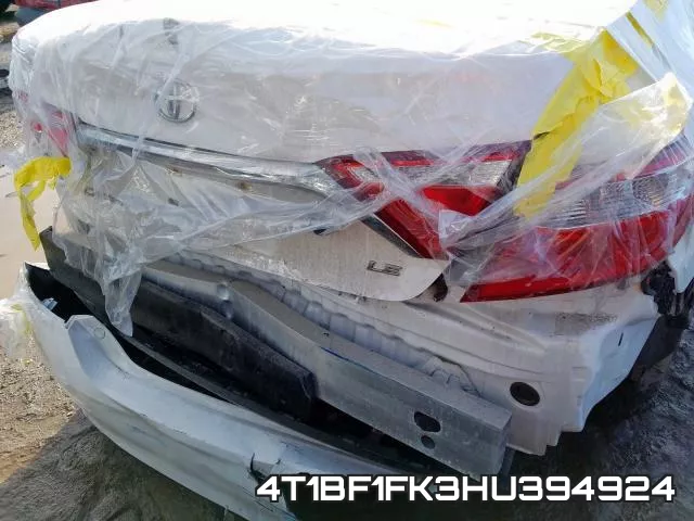 4T1BF1FK3HU394924 фото 7