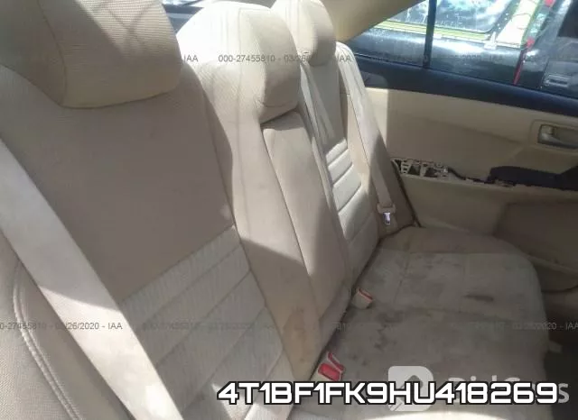 4T1BF1FK9HU418269 фото 6
