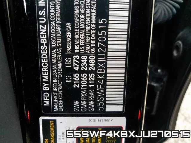 55SWF4KBXJU270515 фото 2
