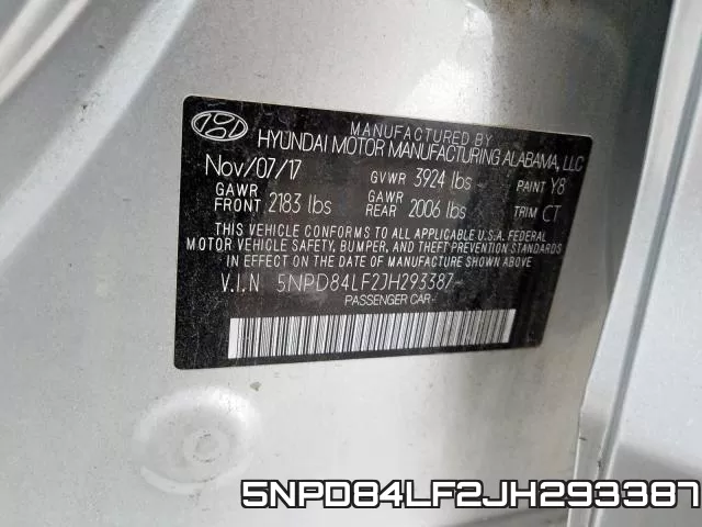 5NPD84LF2JH293387 фото 2