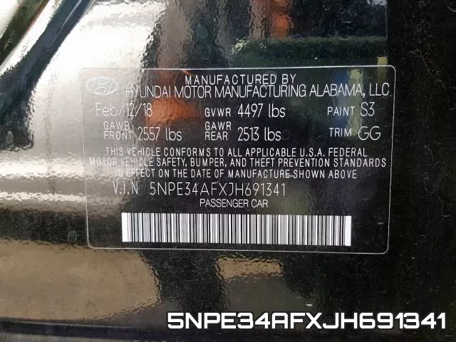 5NPE34AFXJH691341 фото 2