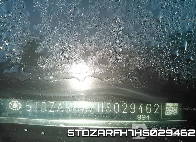 5TDZARFH7HS029462 фото 8
