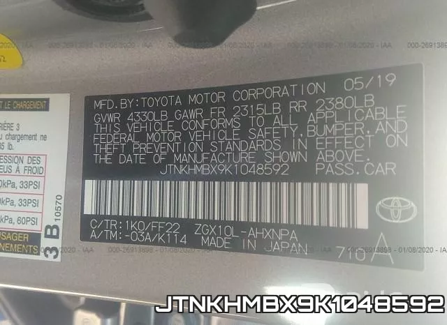 JTNKHMBX9K1048592 фото 9