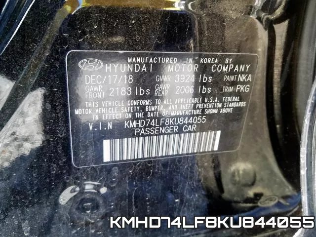 KMHD74LF8KU844055 фото 2