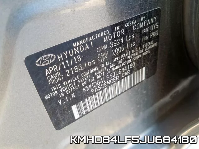 KMHD84LF5JU684180 фото 2