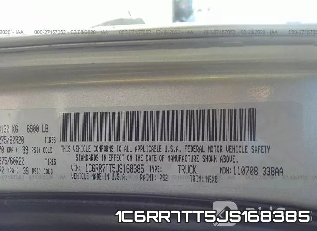 1C6RR7TT5JS168385 фото 9