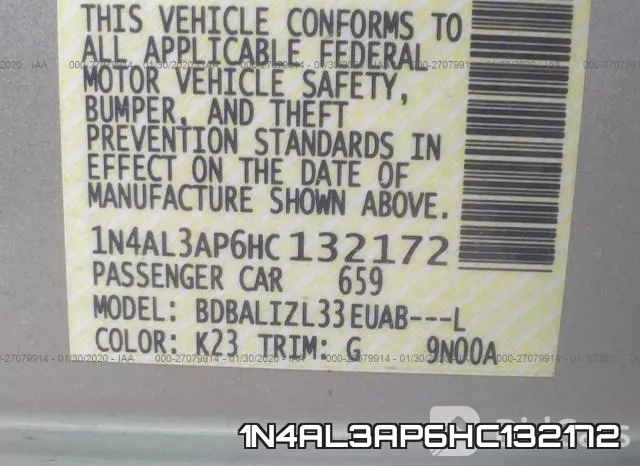 1N4AL3AP6HC132172 фото 7