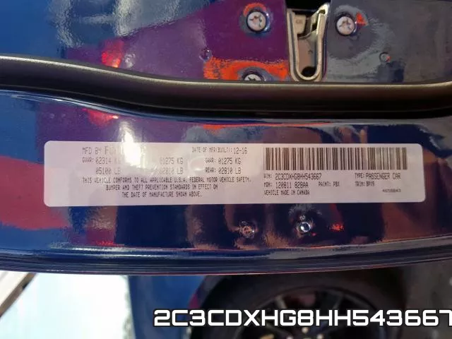 2C3CDXHG8HH543667 фото 2