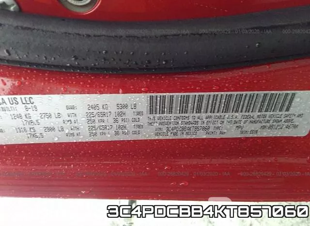 3C4PDCBB4KT857060 фото 6