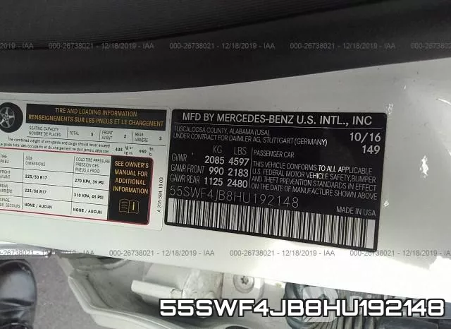 55SWF4JB8HU192148 фото 8