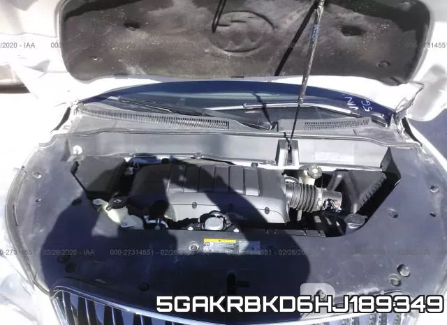 5GAKRBKD6HJ189349 фото 2
