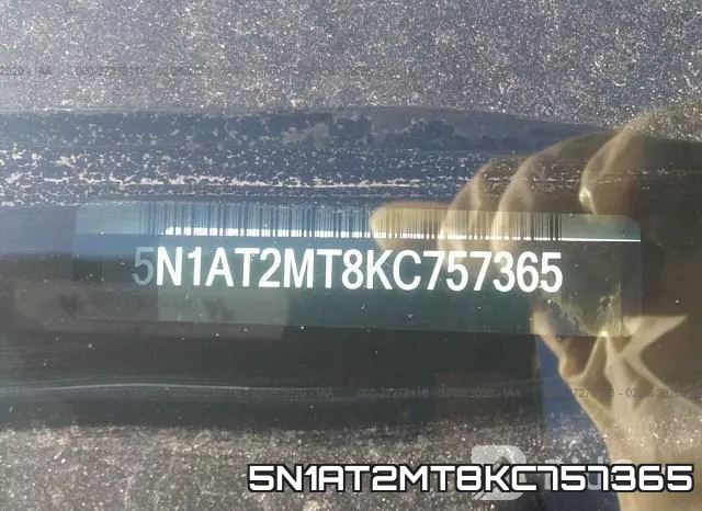 5N1AT2MT8KC757365 фото 8