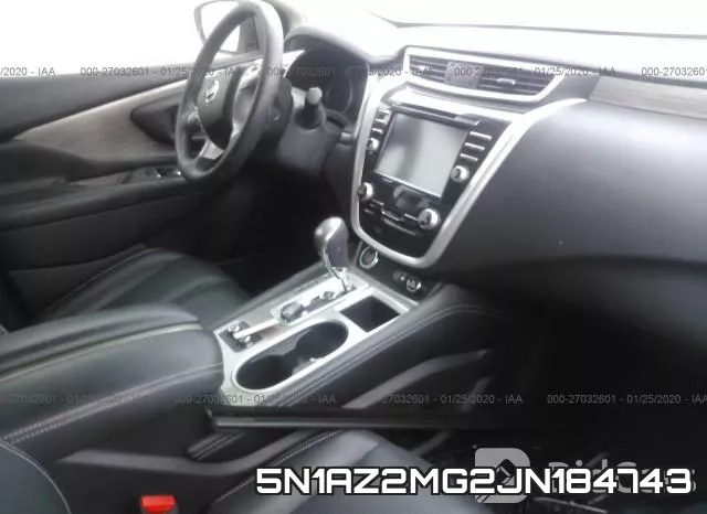 5N1AZ2MG2JN184743 фото 4