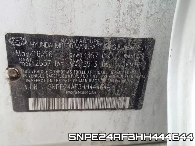 5NPE24AF3HH444644 фото 2