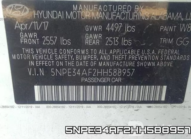 5NPE34AF2HH588957 фото 9