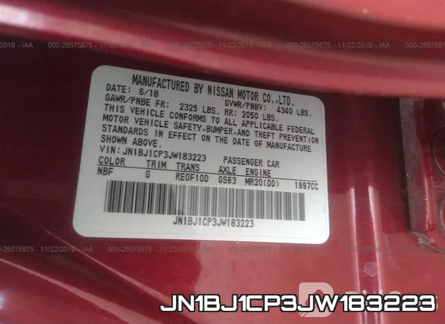 JN1BJ1CP3JW183223 фото 8