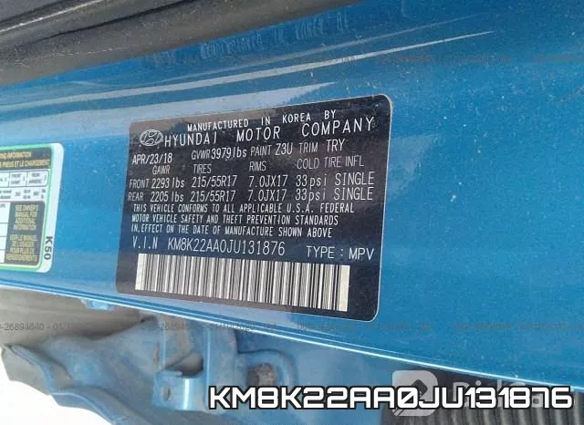 KM8K22AA0JU131876 фото 7