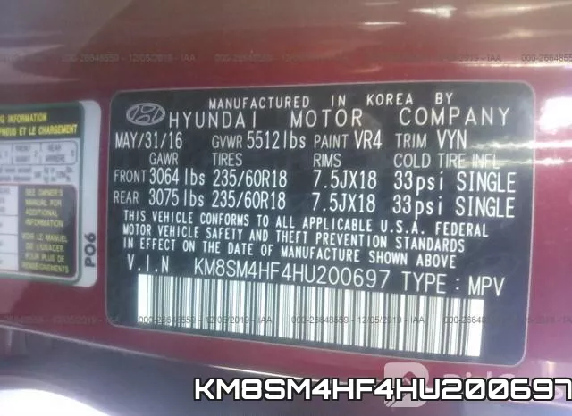 KM8SM4HF4HU200697 фото 10