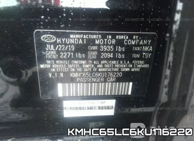 KMHC65LC6KU176220 фото 6