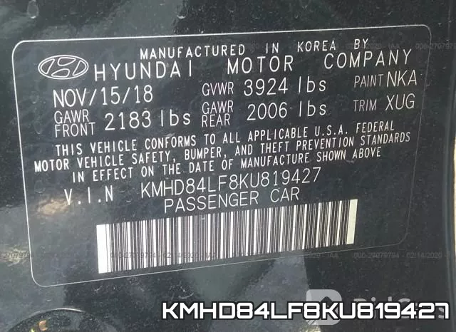 KMHD84LF8KU819427 фото 7