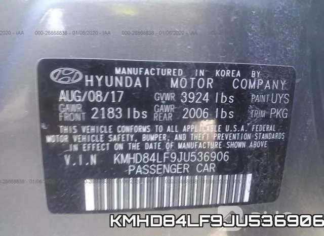 KMHD84LF9JU536906 фото 7