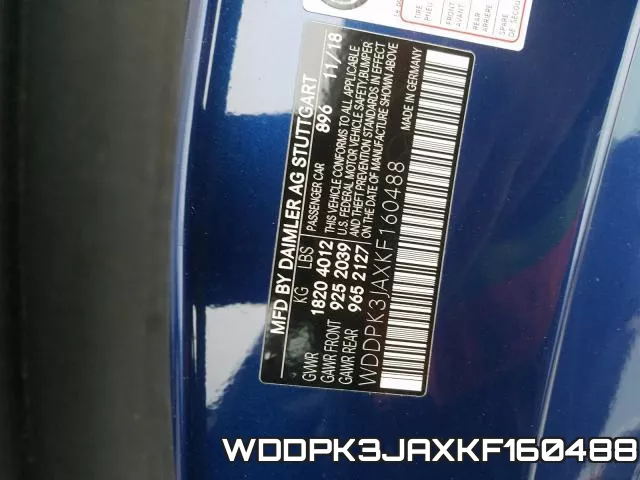 WDDPK3JAXKF160488 фото 2