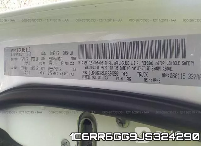 1C6RR6GG9JS324290 фото 6