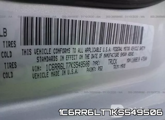 1C6RR6LT7KS549506 фото 6