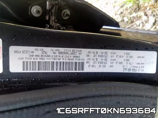 1C6SRFFT0KN693684 фото 2