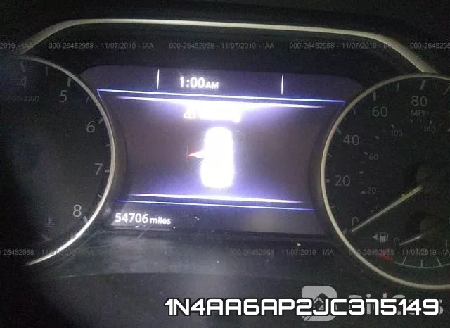 1N4AA6AP2JC375149 фото 5
