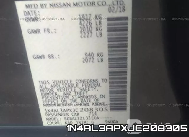 1N4AL3APXJC208305 фото 6